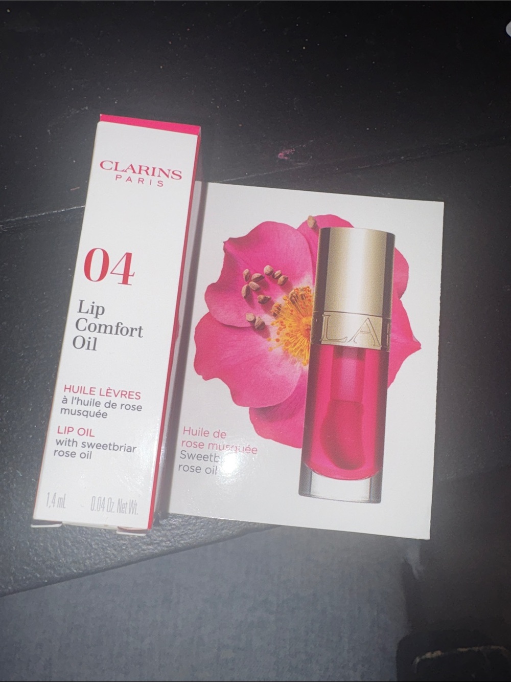 Clarins Lip Comfort Oil 04 Hot Pink Gloss